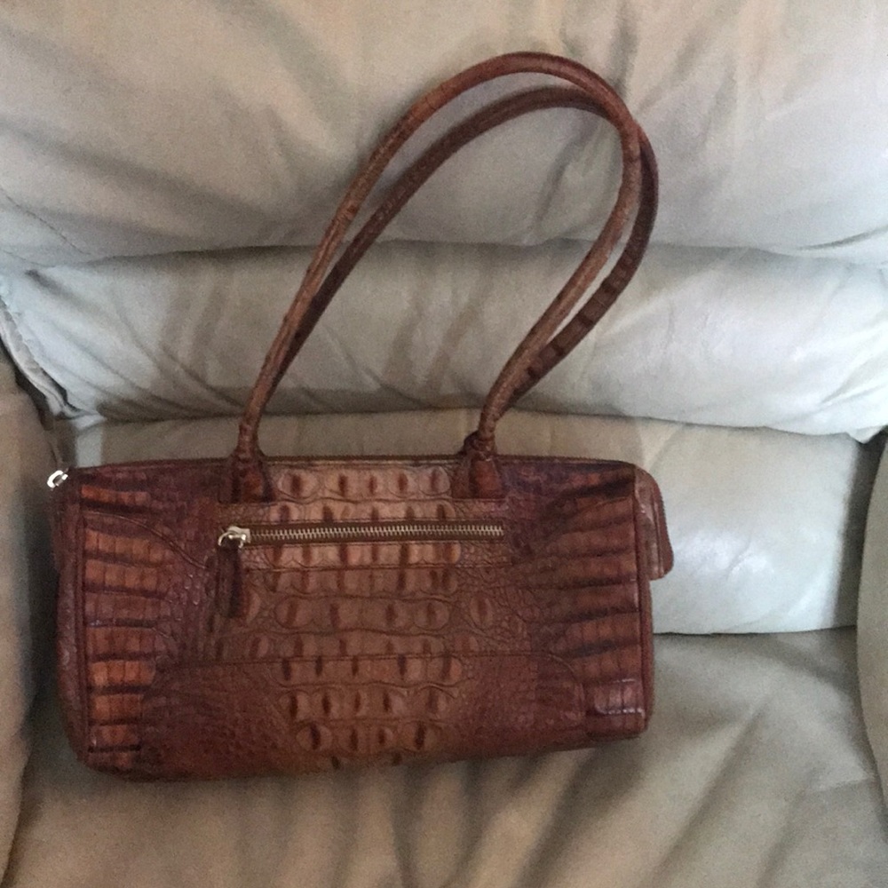 EUC Brahmin Original Toasted Almond Shoulder Bag